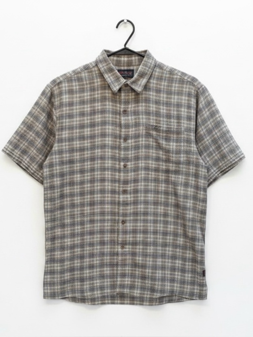 Vintage FUBU Plaid Button Front Shirt Men’s 2X Y2K Hip Hop Streetwear Cotton